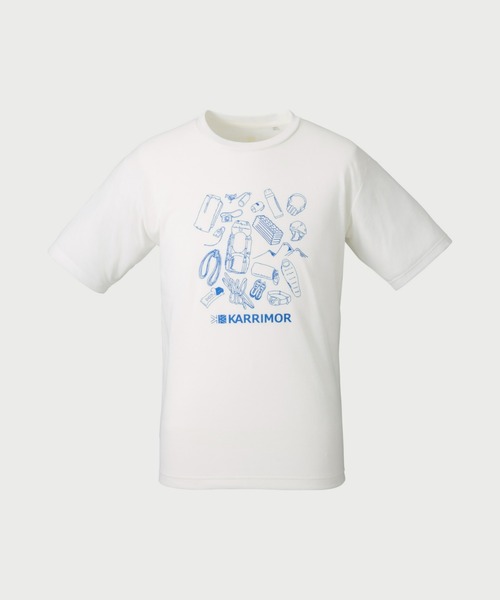 karrimor(カリマー)の「panapack S/S T(Tシャツ/カットソー・メンズ・サックスブルー/ブラック/ホワイト・S/M/L/XL)」の1枚目の写真