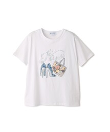 Jayro | ラインストーンヒール&バッグTシャツ(Tシャツ/カットソー)