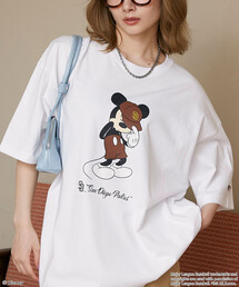 PUBLUX/パブリュクス MLB/MICKEY MOUSE/別注 プリント Tシャツ 限定展開