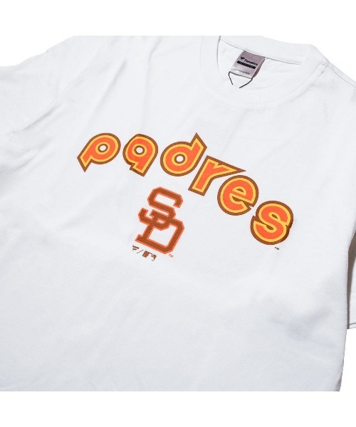 Fanatics（ファナティクス）の「ファナティクス【Fanatics】‐ サンディエゴ パドレス 半袖Tシャツ【San Diego Padres COOPERSTOWN DOUBLE LOGO S/S TEE WHITE ML0126SS0007】（Tシャツ/カットソー・メンズ・ホワイト・M/L/XL）」の2枚目の写真