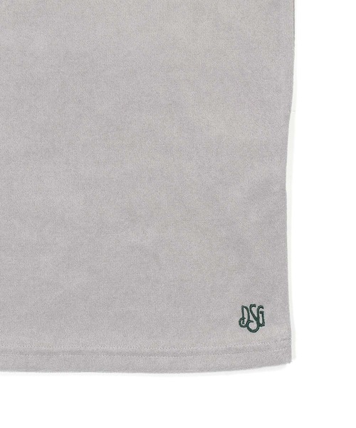 The DUFFER of ST.GEORGE(ザダファーオブセントジョージ)の「PILE LINE RAGLAN TEE:セットアップ対応 サイドライン ミニパイルTEE / タオル地 / ラグランスリーブ / スポーティーミックス / イージーウェア(Tシャツ/カットソー・メンズ・ライトグレー/チャコールグレー・X-LARGE/LARGE/MEDIUM)」の13枚目の写真
