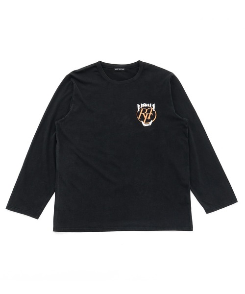 RULE THE FATE(ルールザフェイト)の「RTF FANG LONG SLEEVE TEE/ファングロングスリーブティー(Tシャツ/カットソー・メンズ・ベージュ/ブラック・1)」の2枚目の写真