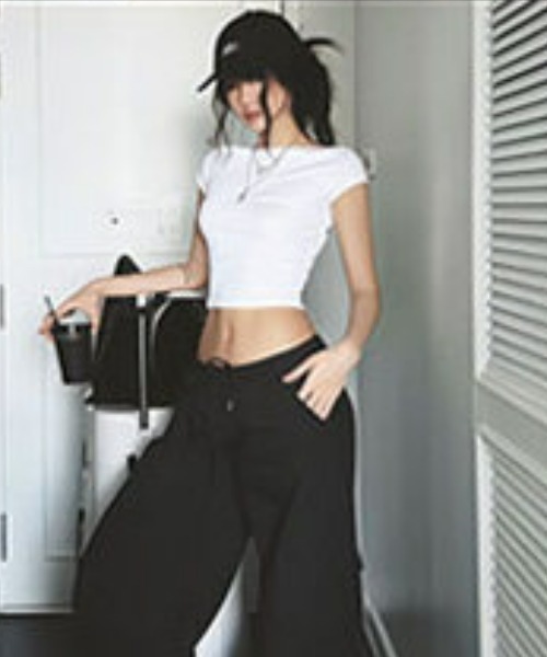 REBALANCE(リバランス)の「クロプップドTシャツ(Tシャツ/カットソー・レディース・A・LARGE/MEDIUM)」の8枚目の写真