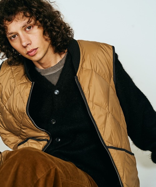 TOWNCRAFT(タウンクラフト)の「TOWNCRAFT / タウンクラフト VINTAGE MOHAIR CARDIGAN ヴィンテージ モヘア カーディガン(カーディガン/ボレロ・メンズ・その他1/グレー/ブラック/ブラウン・MEDIUM/LARGE)」の2枚目の写真
