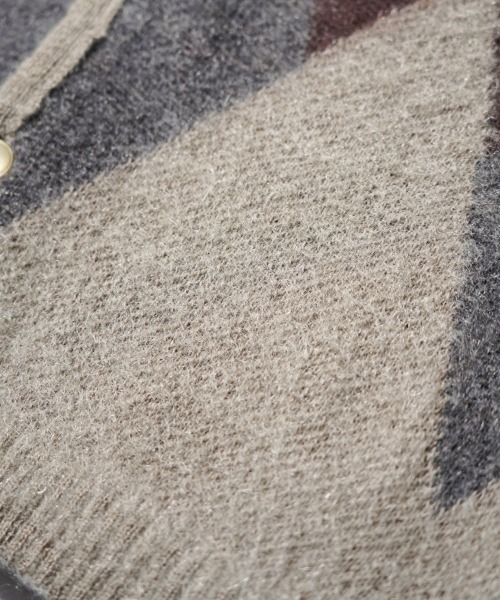 TOWNCRAFT(タウンクラフト)の「TOWNCRAFT / タウンクラフト VINTAGE MOHAIR CARDIGAN ヴィンテージ モヘア カーディガン(カーディガン/ボレロ・メンズ・その他1/グレー/ブラック/ブラウン・MEDIUM/LARGE)」の5枚目の写真