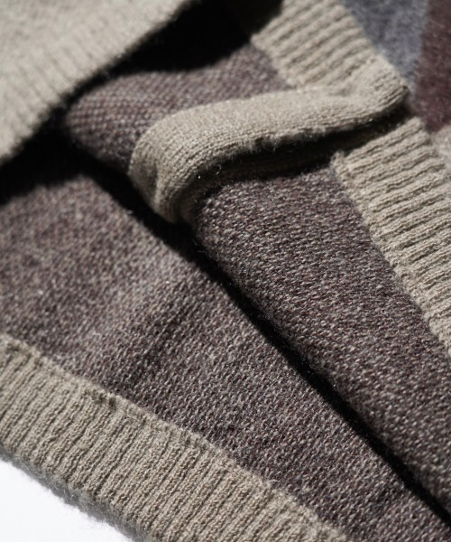 TOWNCRAFT(タウンクラフト)の「TOWNCRAFT / タウンクラフト VINTAGE MOHAIR CARDIGAN ヴィンテージ モヘア カーディガン(カーディガン/ボレロ・メンズ・その他1/グレー/ブラック/ブラウン・MEDIUM/LARGE)」の7枚目の写真