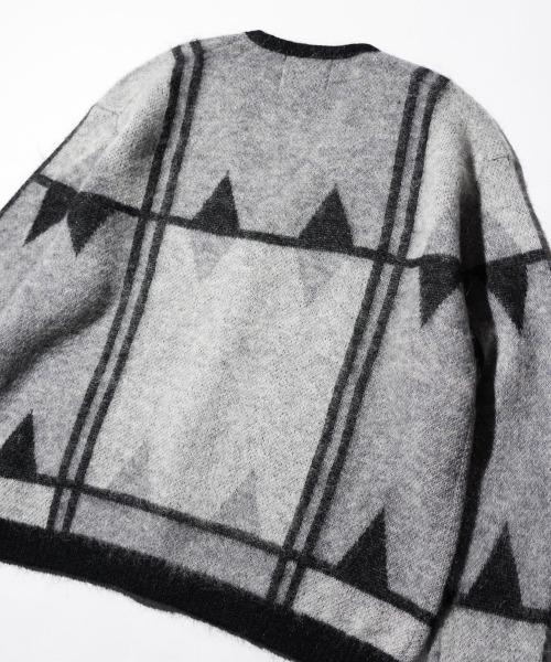 TOWNCRAFT(タウンクラフト)の「TOWNCRAFT / タウンクラフト VINTAGE MOHAIR CARDIGAN ヴィンテージ モヘア カーディガン(カーディガン/ボレロ・メンズ・その他1/グレー/ブラック/ブラウン・MEDIUM/LARGE)」の14枚目の写真