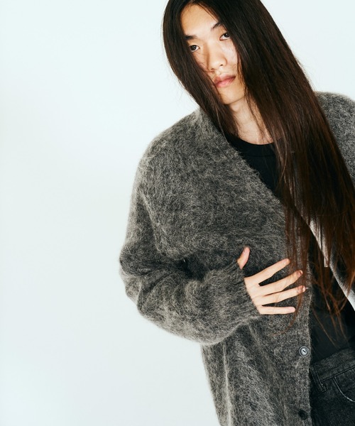 TOWNCRAFT(タウンクラフト)の「TOWNCRAFT / タウンクラフト VINTAGE MOHAIR CARDIGAN ヴィンテージ モヘア カーディガン(カーディガン/ボレロ・メンズ・その他1/グレー/ブラック/ブラウン・MEDIUM/LARGE)」の21枚目の写真