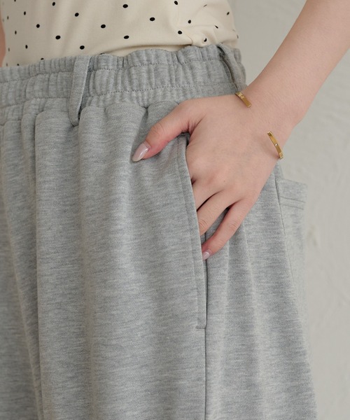 mideal(マイディール)の「ribbon sweat pants / リボンスウェットパンツ(スウェットパンツ・レディース・ブラック/グレー・SMALL/MEDIUM)」の12枚目の写真