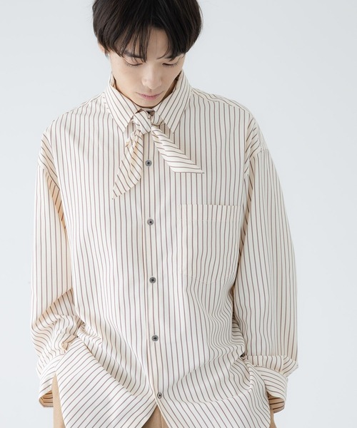[LFM(U)] Broadstripe shirt 1054030