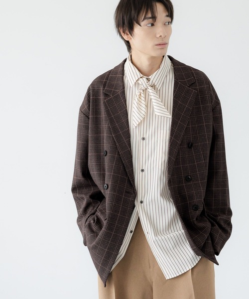 LOWRYS FARM（ローリーズファーム）の「【LFM(U)】ブロードストライプシャツ　 1054030（シャツ/ブラウス・メンズ・ピンク/ブルー/ベージュ・LARGE/MEDIUM）」の15枚目の写真