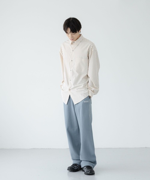 LOWRYS FARM（ローリーズファーム）の「【LFM(U)】ブロードストライプシャツ　 1054030（シャツ/ブラウス・メンズ・ピンク/ブルー/ベージュ・LARGE/MEDIUM）」の11枚目の写真