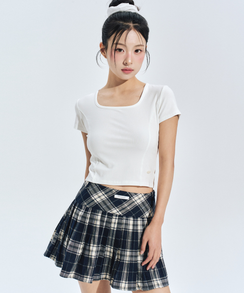 ZEROPLANET(ゼロプラネット)の「クレアスクエアテックTシャツ ホワイト(Tシャツ/カットソー・レディース・その他・F)」の4枚目の写真