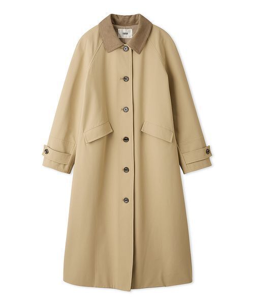 FURFUR(ファーファー)の「ステンカラーロングコート(ステンカラーコート・レディース・ベージュ/グレー/チェック・F)」の16枚目の写真