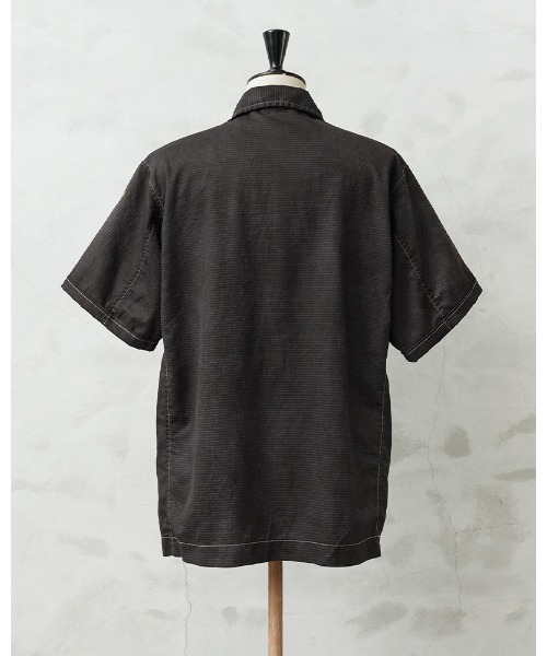 MILITARY(ミリタリー)の「実物 新品 デッドストック イギリス軍 リメイク TROPICAL COMBAT S/S シャツ BLACK(Tシャツ/カットソー・メンズ・ブラック系その他・L/L-XL)」の3枚目の写真