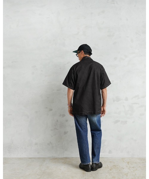 MILITARY(ミリタリー)の「実物 新品 デッドストック イギリス軍 リメイク TROPICAL COMBAT S/S シャツ BLACK(Tシャツ/カットソー・メンズ・ブラック系その他・L/L-XL)」の7枚目の写真