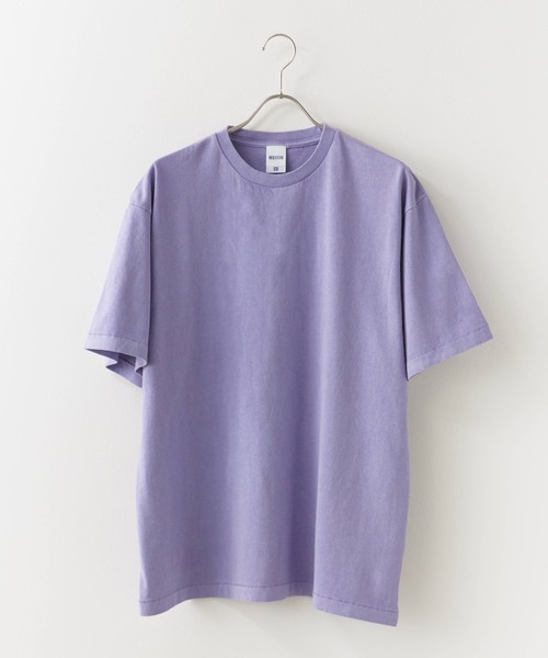 LIFEMAX(ライフマックス)の「LIFEMAX/ライフマックス 6.5オンスピグメントダイTシャツ(Tシャツ/カットソー・メンズ・ブラック/パープル/オフホワイト/ネイビー/コーラル・S/XL/L)」の4枚目の写真