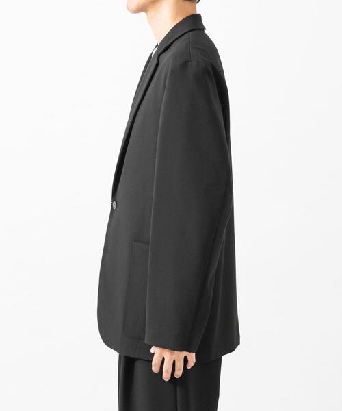 ANOTHER OFFICE(アナザー オフィス)の「ANOTHER OFFICE HABANA SINGLE JACKET(その他アウター・メンズ・ブラック・2/1)」の3枚目の写真