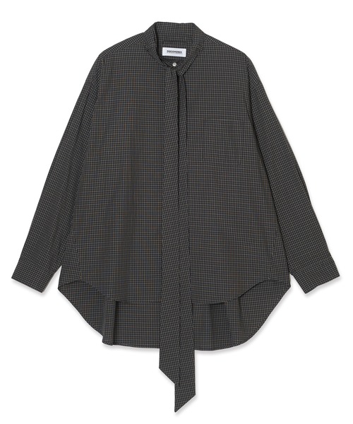 DISCOVERED(ディスカバード)の「BOWTIE SHIRT(シャツ/ブラウス・メンズ・グリーン/ブラック・1/3)」の2枚目の写真