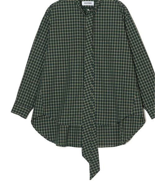 DISCOVERED(ディスカバード)の「BOWTIE SHIRT(シャツ/ブラウス・メンズ・グリーン/ブラック・1/3)」の9枚目の写真
