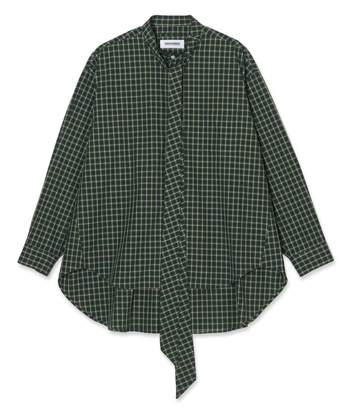 DISCOVERED(ディスカバード)の「BOWTIE SHIRT(シャツ/ブラウス・メンズ・グリーン/ブラック・1/3)」の5枚目の写真