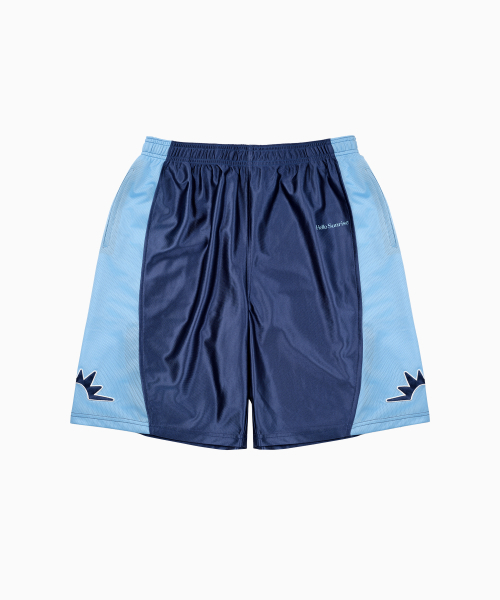 HELLO SUNRISE(ハローサンライズ)の「HS Basketball Shorts_Navy(その他パンツ・レディース・ネイビー・MEDIUM/LARGE)」の1枚目の写真