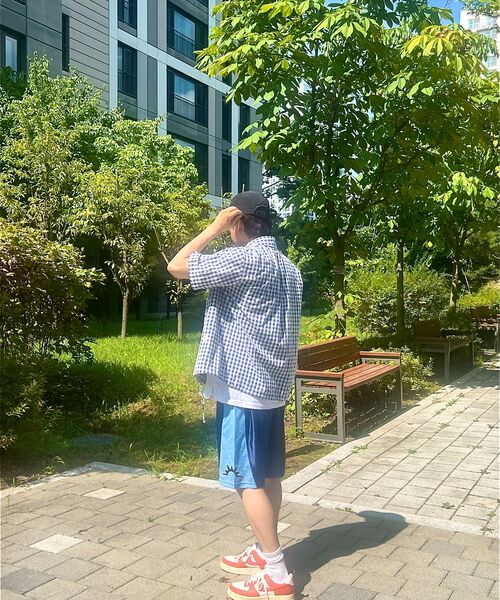 HELLO SUNRISE(ハローサンライズ)の「HS Basketball Shorts_Navy(その他パンツ・レディース・ネイビー・MEDIUM/LARGE)」の6枚目の写真