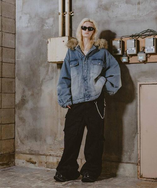 FR(13)NDS(フレンズ)の「FR(13)NDS/フレンズ/DOUBLE WAIST CARGO PANTS(カーゴパンツ・メンズ・ブラック/その他2・M/L)」の19枚目の写真