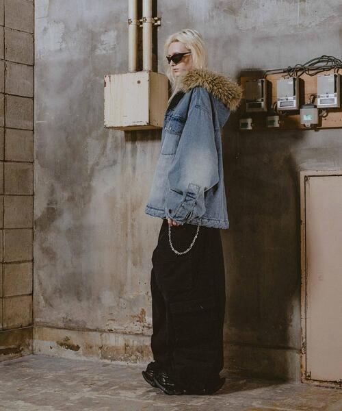 FR(13)NDS(フレンズ)の「FR(13)NDS/フレンズ/DOUBLE WAIST CARGO PANTS(カーゴパンツ・メンズ・ブラック/その他2・M/L)」の20枚目の写真