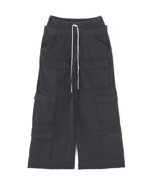 FR(13)NDS(フレンズ)の「FR(13)NDS/フレンズ/DOUBLE WAIST CARGO PANTS(カーゴパンツ・メンズ・ブラック/その他2・M/L)」の4枚目の写真