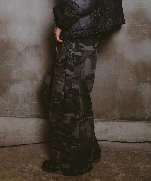 FR(13)NDS(フレンズ)の「FR(13)NDS/フレンズ/DOUBLE WAIST CARGO PANTS(カーゴパンツ・メンズ・ブラック/その他2・M/L)」の8枚目の写真