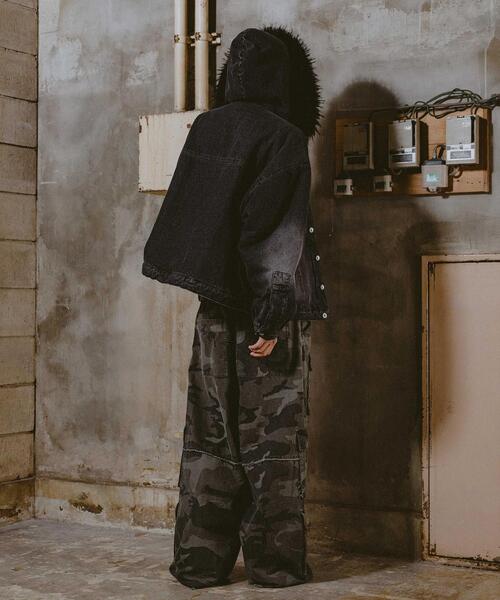 FR(13)NDS(フレンズ)の「FR(13)NDS/フレンズ/DOUBLE WAIST CARGO PANTS(カーゴパンツ・メンズ・ブラック/その他2・M/L)」の10枚目の写真