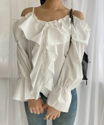 オフショルダーブラウス