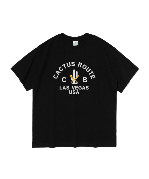 CARGOBROS(カーゴブロス)の「CB ラスベガス カクタス 半袖Tシャツ (ブラック)(Tシャツ/カットソー・メンズ・その他・X-LARGE/LARGE/MEDIUM/SMALL/2XL)」の1枚目の写真