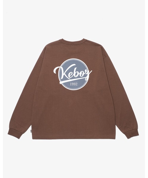 KEBOZ(ケボズ)の「BB L/S TEE(Tシャツ/カットソー・メンズ・ホワイト/ブラック/オレンジ/ブラウン/ネイビー・M/L/XL/2XL/S)」の4枚目の写真