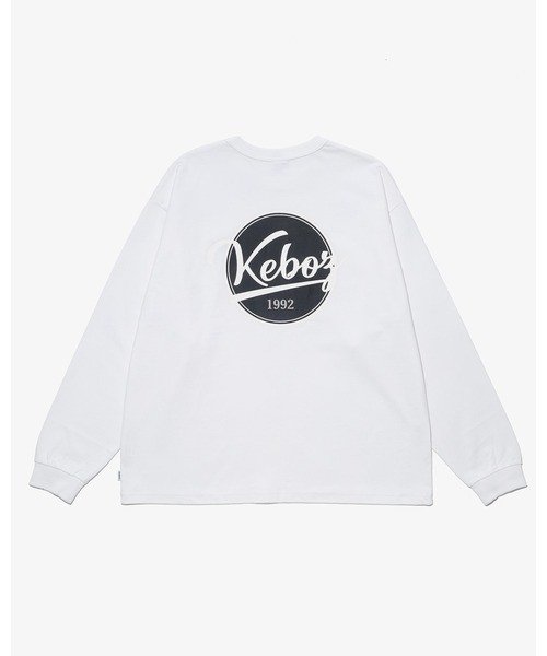 KEBOZ(ケボズ)の「BB L/S TEE(Tシャツ/カットソー・メンズ・ホワイト/ブラック/オレンジ/ブラウン/ネイビー・M/L/XL/2XL/S)」の2枚目の写真
