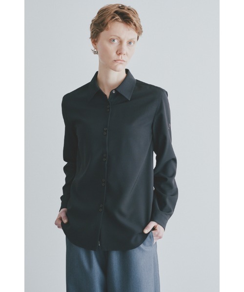 Muel Chic（ミュエルシック）の「Veil shirt ヴェイルシャツ（シャツ/ブラウス・レディース・ブラック/ベージュ/チェック・MEDIUM）」の2枚目の写真