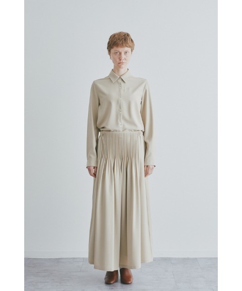 Muel Chic（ミュエルシック）の「Veil shirt ヴェイルシャツ（シャツ/ブラウス・レディース・ブラック/ベージュ/チェック・MEDIUM）」の6枚目の写真