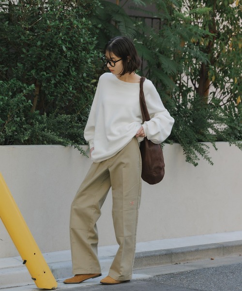 Dickies(ディッキーズ)の「Dickies/ディッキーズ Vintage Wash 85283 DOUBLE KNEE Work ワークパンツ(チノパンツ・メンズ・ベージュ/チャコール・28/30)」の12枚目の写真