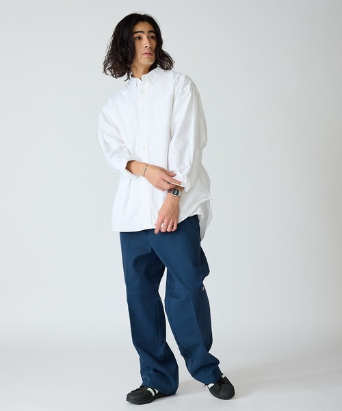 Dickies(ディッキーズ)の「Dickies/ディッキーズ Vintage Wash 85283 DOUBLE KNEE Work ワークパンツ(チノパンツ・メンズ・ベージュ/チャコール・28/30)」の17枚目の写真