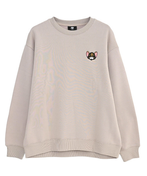 Tom&Jerry(トムアンドジェリー)の「『TOM&JERRY/トムアンドジェリー』クルーネックスウェット(スウェット・レディース・グレイッシュベージュ/オートミール/サックスブルー/スミクロ・M/XL/L)」の20枚目の写真