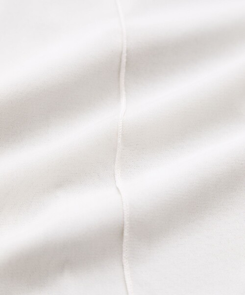 le cercle ADAM ET ROPE'（ルセルクルアダムエロペ）の「シアーベロア５分袖トップス（Tシャツ/カットソー・レディース・ダークブラウン/チャコールグレー/オフホワイト・FREE）」の10枚目の写真