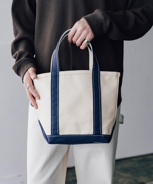 L.L.Bean(エルエルビーン)の「L.L.Bean エルエルビーン Boat and Tote Bag Open-Top Small ボートアンドトート オープントップ スモール/ハンドバッグ(ハンドバッグ・メンズ・ブルー/ダークグリーン/ブラック・FREE)」の3枚目の写真