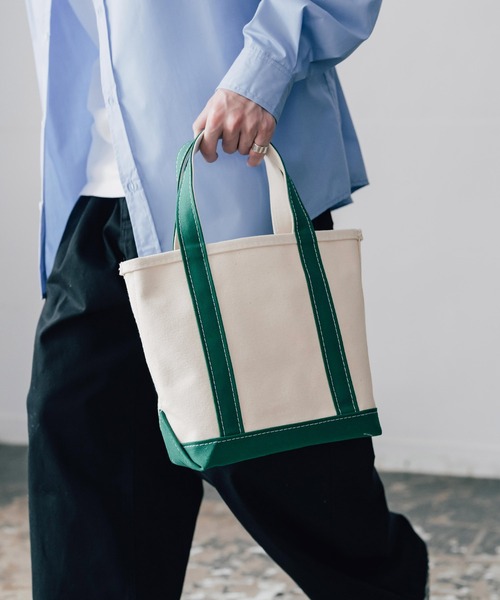 L.L.Bean(エルエルビーン)の「L.L.Bean エルエルビーン Boat and Tote Bag Open-Top Small ボートアンドトート オープントップ スモール/ハンドバッグ(ハンドバッグ・メンズ・ブルー/ダークグリーン/ブラック・FREE)」の2枚目の写真