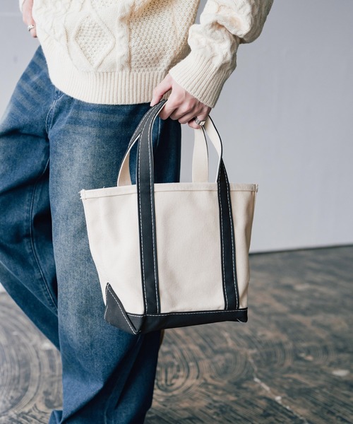 L.L.Bean(エルエルビーン)の「L.L.Bean エルエルビーン Boat and Tote Bag Open-Top Small ボートアンドトート オープントップ スモール/ハンドバッグ(ハンドバッグ・メンズ・ブルー/ダークグリーン/ブラック・FREE)」の7枚目の写真