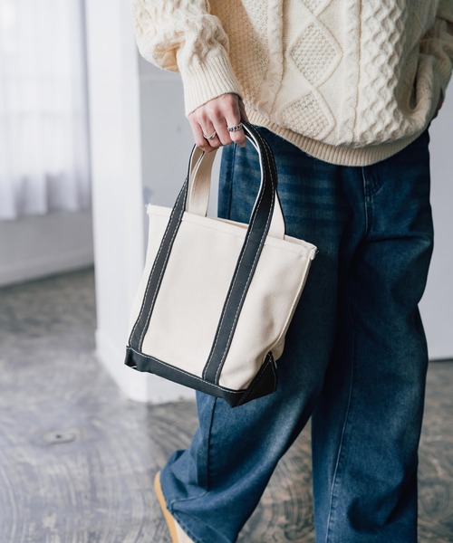 L.L.Bean(エルエルビーン)の「L.L.Bean エルエルビーン Boat and Tote Bag Open-Top Small ボートアンドトート オープントップ スモール/ハンドバッグ(ハンドバッグ・メンズ・ブルー/ダークグリーン/ブラック・FREE)」の6枚目の写真