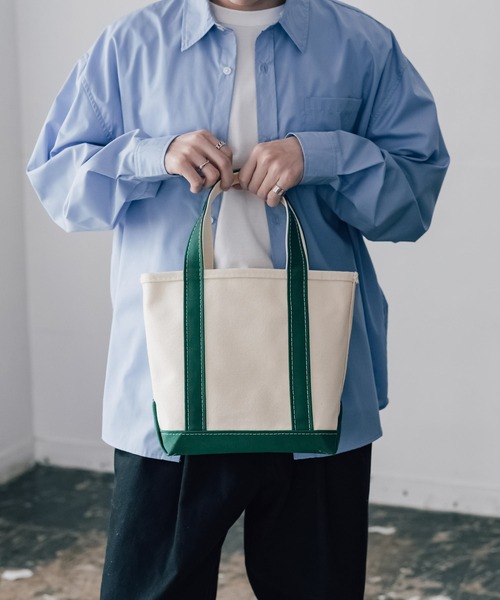 L.L.Bean(エルエルビーン)の「L.L.Bean エルエルビーン Boat and Tote Bag Open-Top Small ボートアンドトート オープントップ スモール/ハンドバッグ(ハンドバッグ・メンズ・ブルー/ダークグリーン/ブラック・FREE)」の5枚目の写真