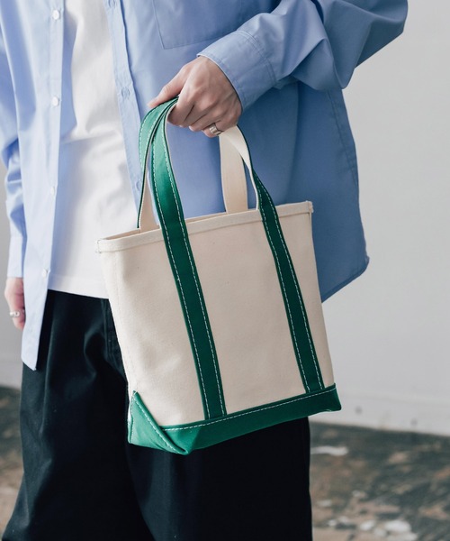 L.L.Bean(エルエルビーン)の「L.L.Bean エルエルビーン Boat and Tote Bag Open-Top Small ボートアンドトート オープントップ スモール/ハンドバッグ(ハンドバッグ・メンズ・ブルー/ダークグリーン/ブラック・FREE)」の4枚目の写真