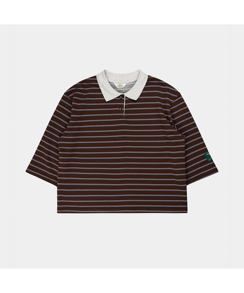 PIGMENT(ピグメント)の「タンタンチュリ3ドレーベルマンツーマン (YZTS2607103)(スウェット・レディース・ネイビー/ブラウン/グリーン・FREE)」の2枚目の写真