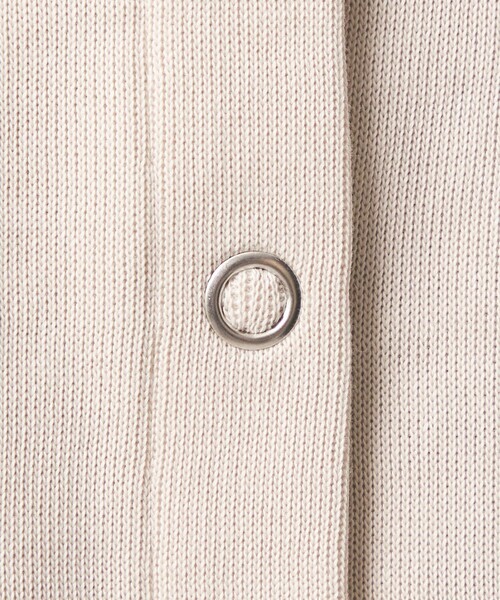 green label relaxing（グリーンレーベルリラクシング）の「【WEB限定】＜at ease＞ダブルフェイス クルーネック カットソー カーディガン（カーディガン/ボレロ・レディース・ライトグレー/ナチュラル/その他1/その他2・FREE）」の12枚目の写真